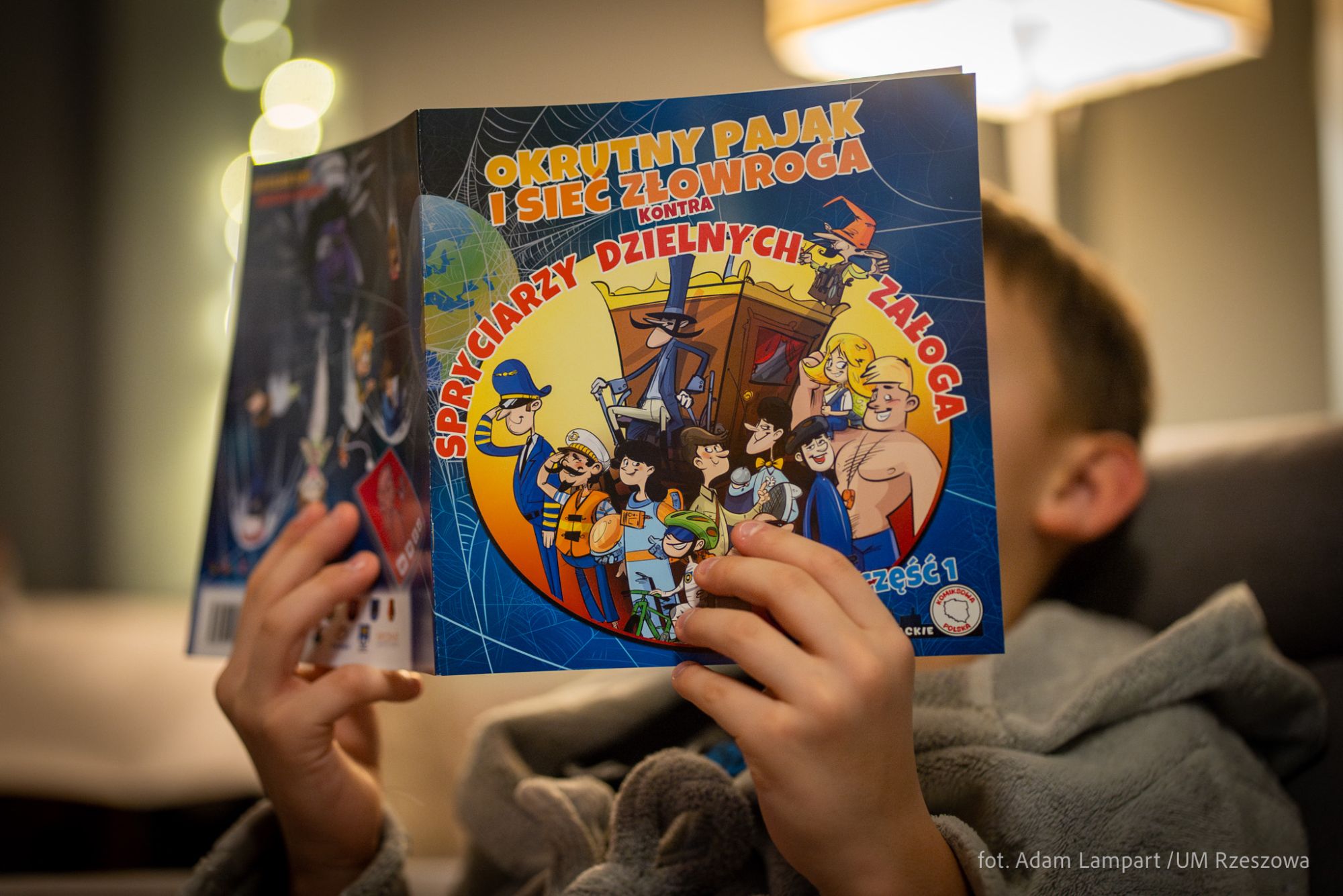 zdjęcie komiksu dla dzieci i młodzieży, fot. Adam Lampart, Urząd Miasta Rzeszowa